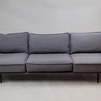 image of Mørk grå 3-seters sofa